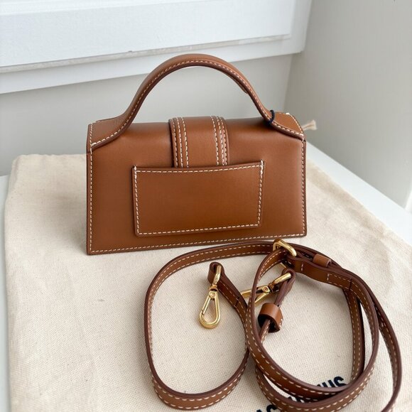 NWT Brand New $775 Jacquemus Le Bambino leather handbag crossbody bag - Picture 4 of 6